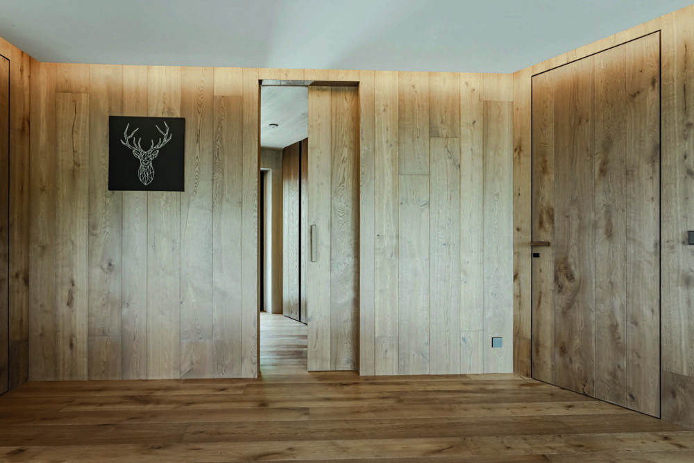 BELPORT B1TH Schiebetürsystem für einflügelige Holztürblätter in Trockenbauwänden & Holzständerwerken 31 BELPORT Holzraum mit Sonderbreite Dorsis